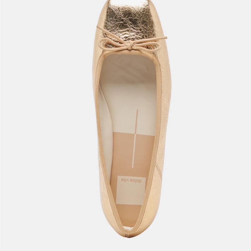 Dolce Vita Gold Loafers Classic Flats